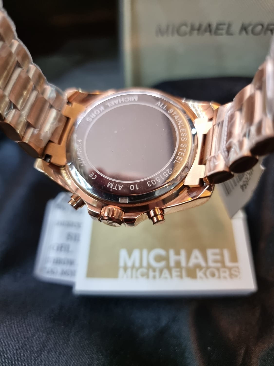 Pink gold watch Michael Kors Pink in Pink gold  25734496