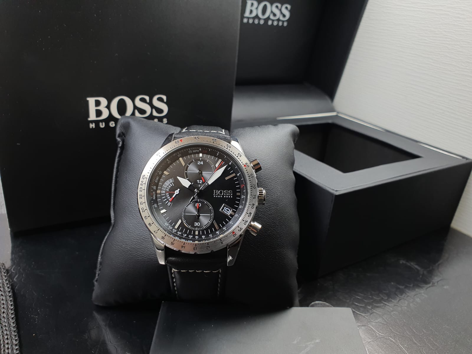 Hugo Boss Analog Black Dial Men's Watch-1513770