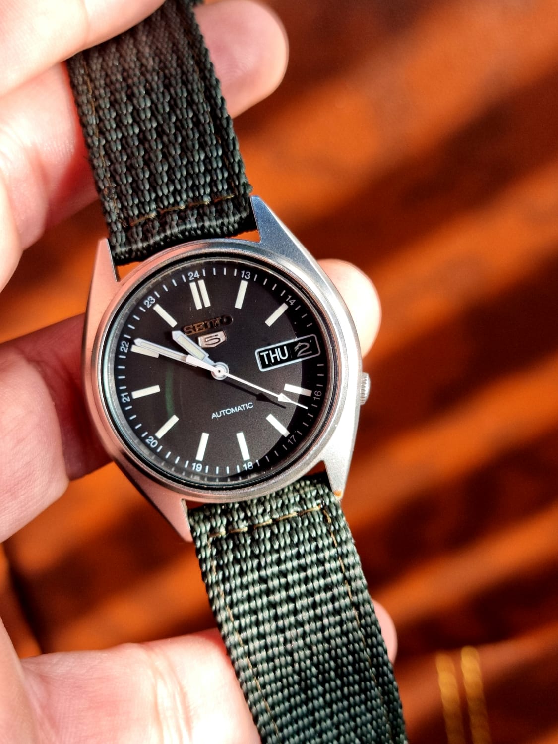 Seiko Gents Watch 34mm Dial Size