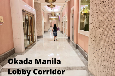 Okada Manila Hotel,Lobby Corridor, white tile