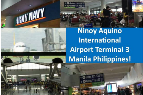 Manila Philippines International Airport Terminal 3 Sign