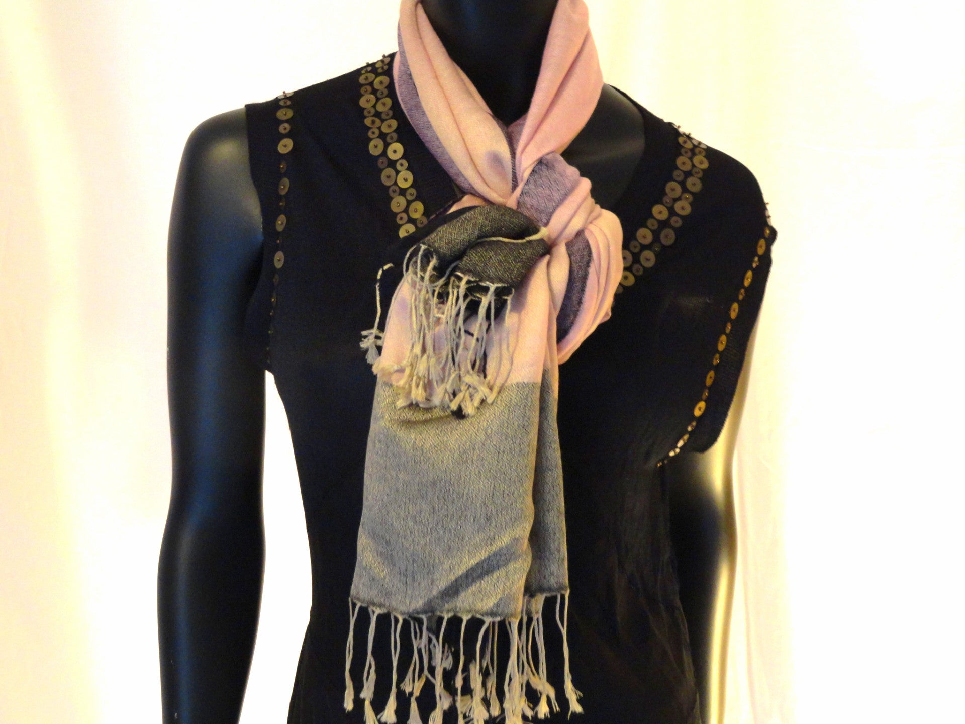 black shawl scarf