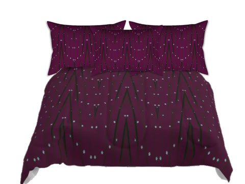 Christmas Comforter Queen Maroon Bed In A Bag King Comforter