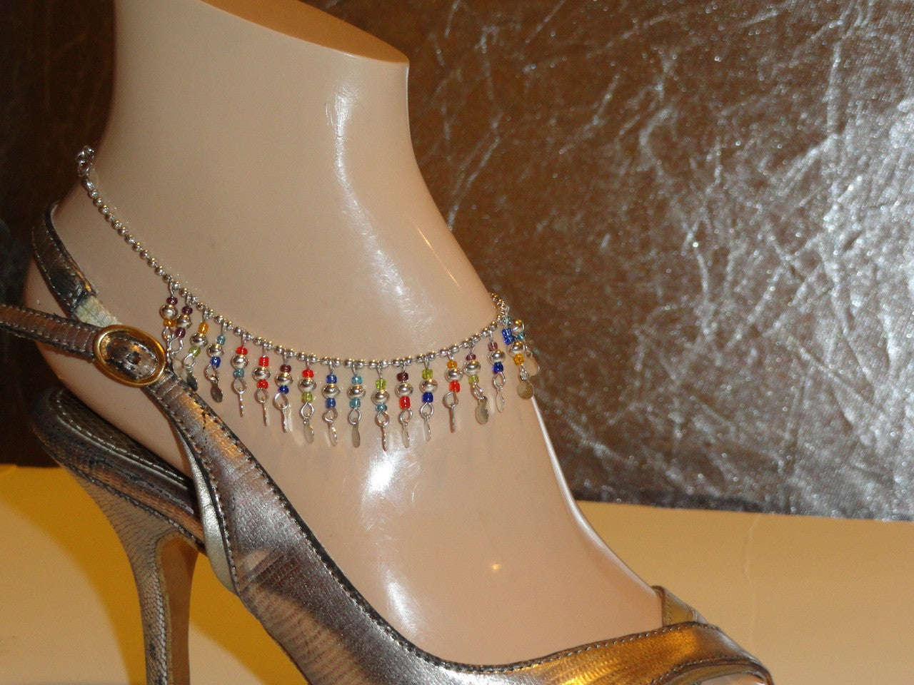 White metal anklet. Ethnic Indian anklet. Indian Jewellery. Handmade a ...