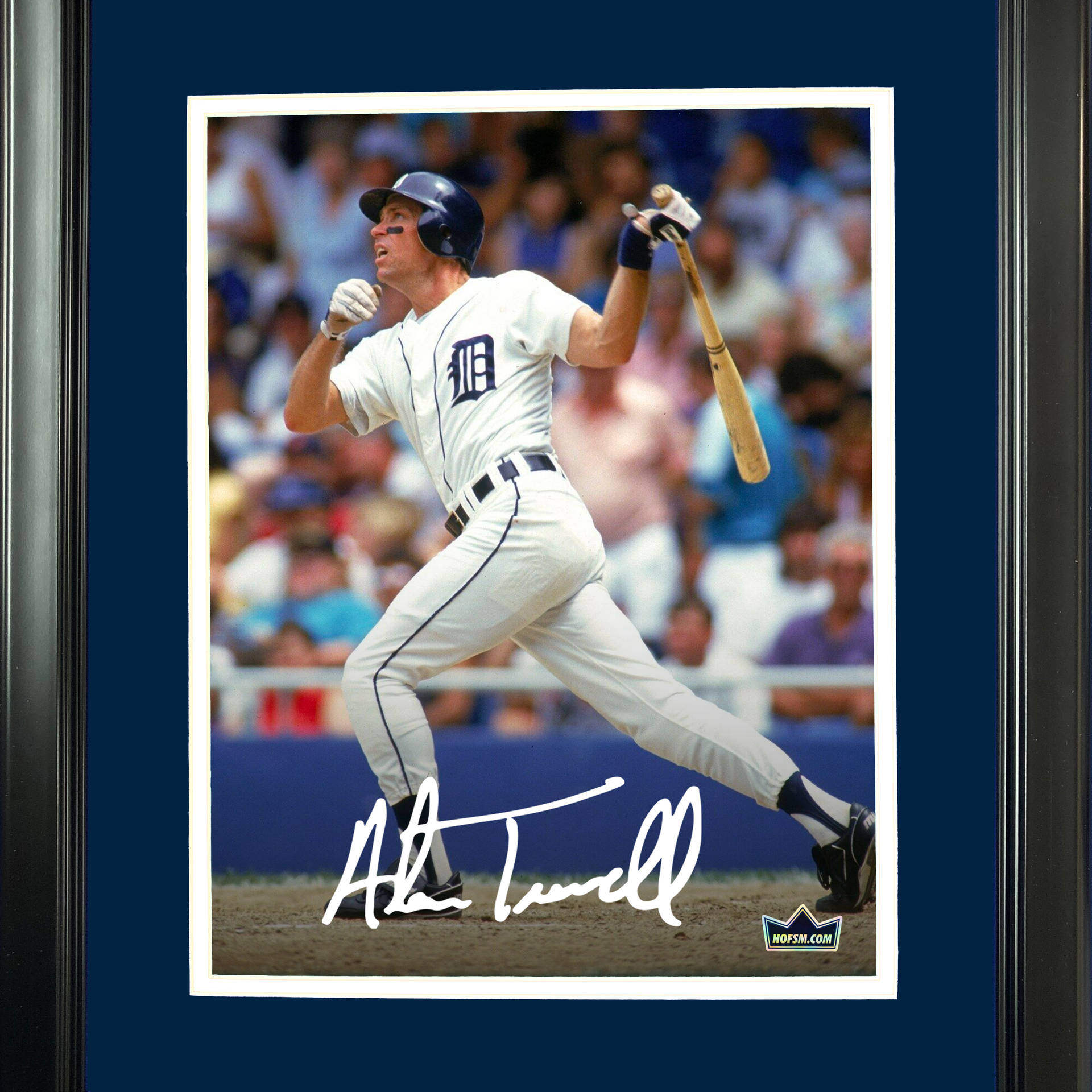 Framed Alan Trammell Detroit Tigers Facsimile Laser Engraved Signature Auto  12x15 Baseball Photo HOFSM Holo - Hall of Fame Sports Memorabilia