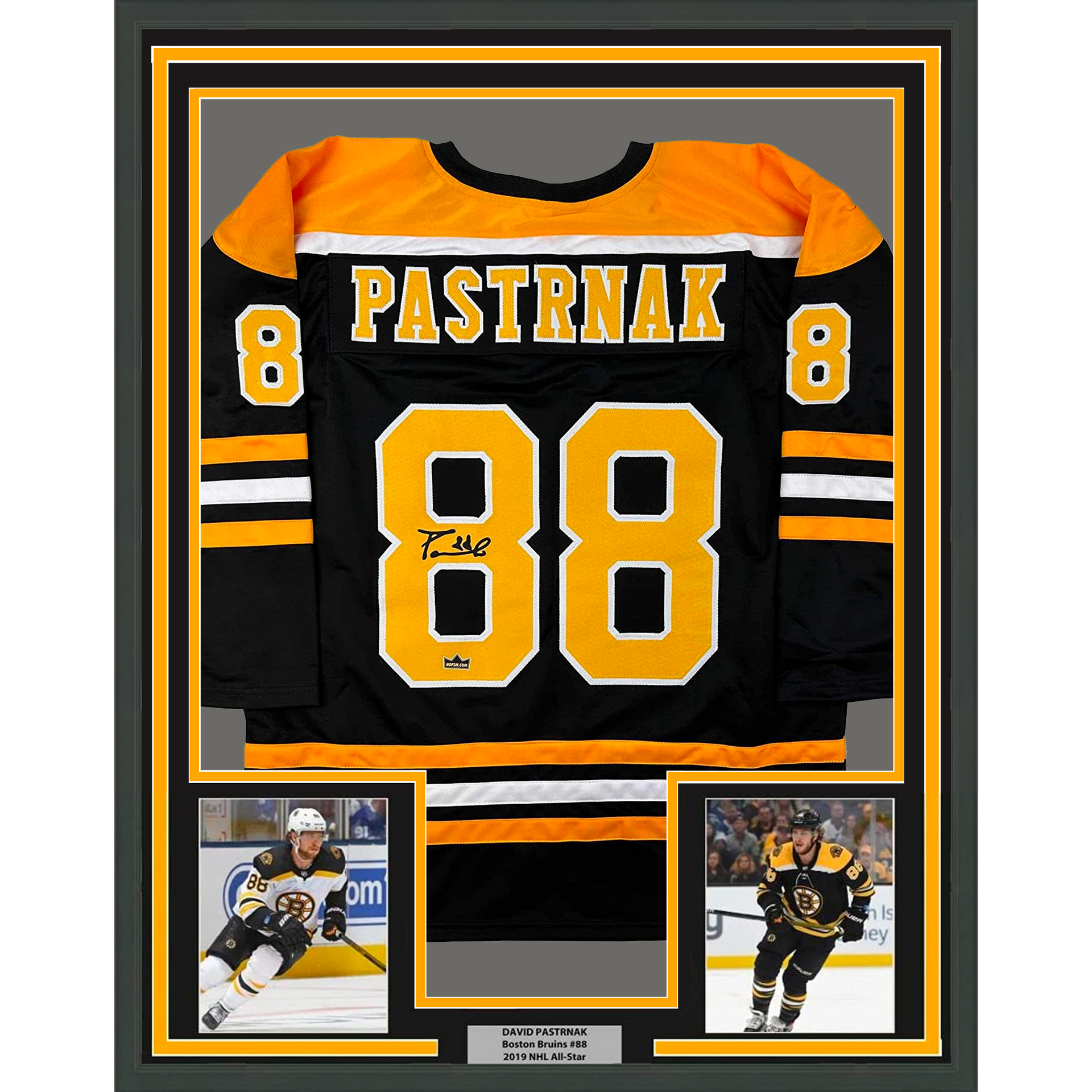 David Pastrnak Signed Boston Bruins Jersey (Pastrnak COA)