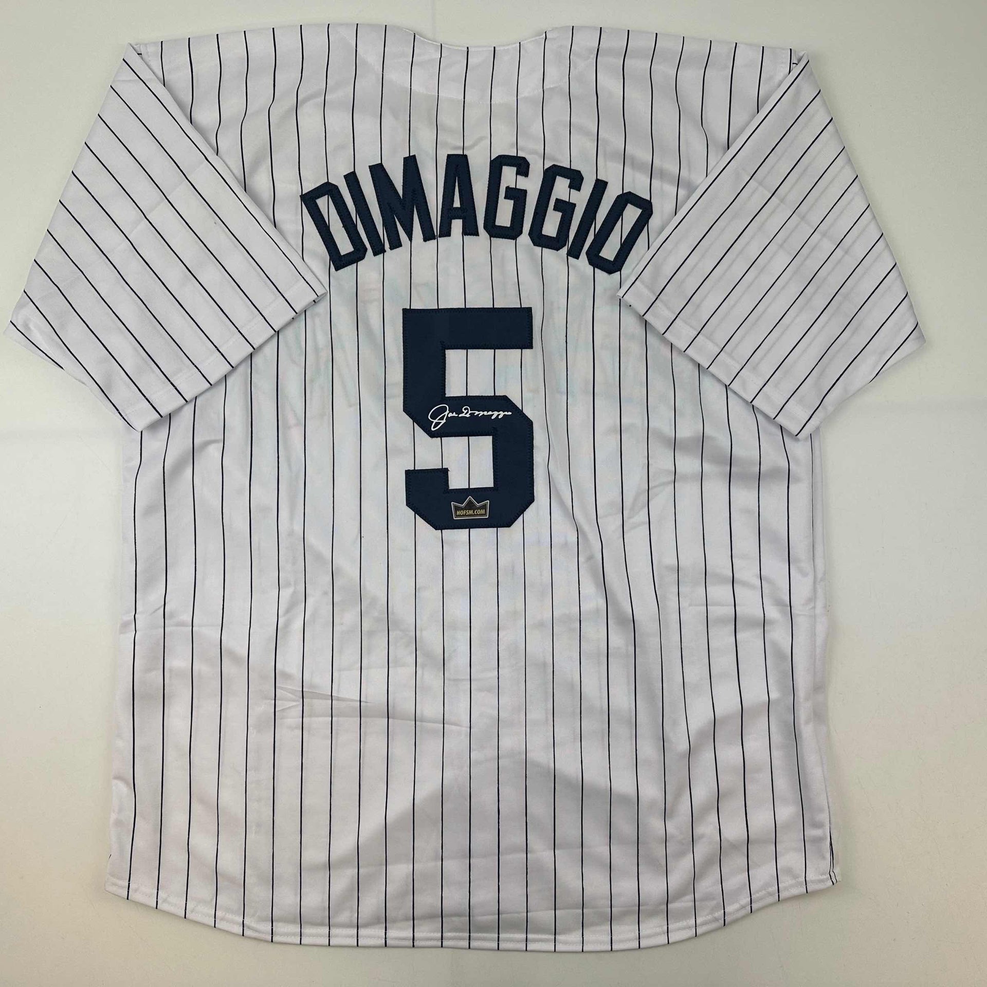 Facsimile Autographed Joe DiMaggio New York Pinstripe Reprint