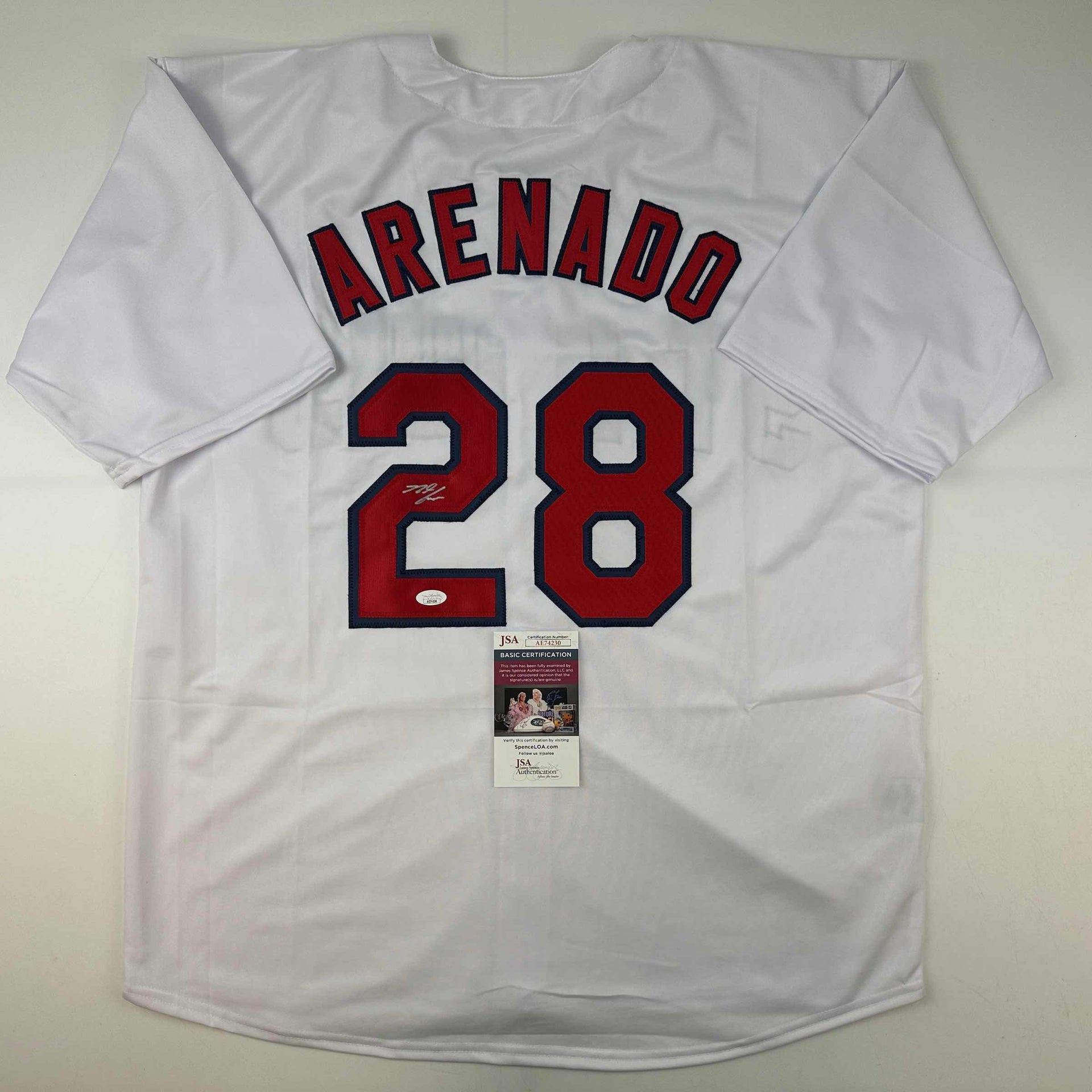 Nolan Arenado Signed Jersey (JSA)