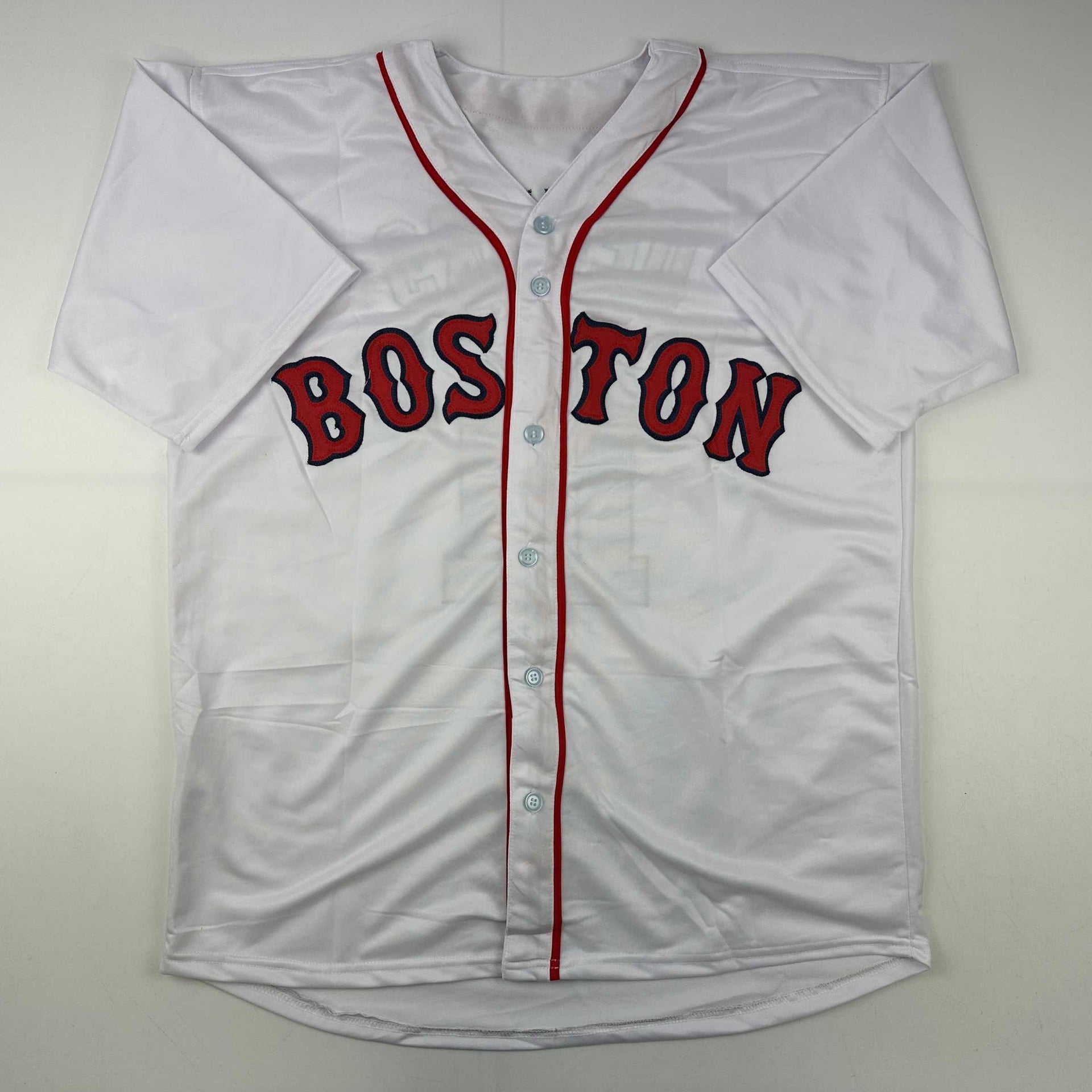 Rafael Devers Boston Red Sox Autographed Custom White Style Jersey coa JSA