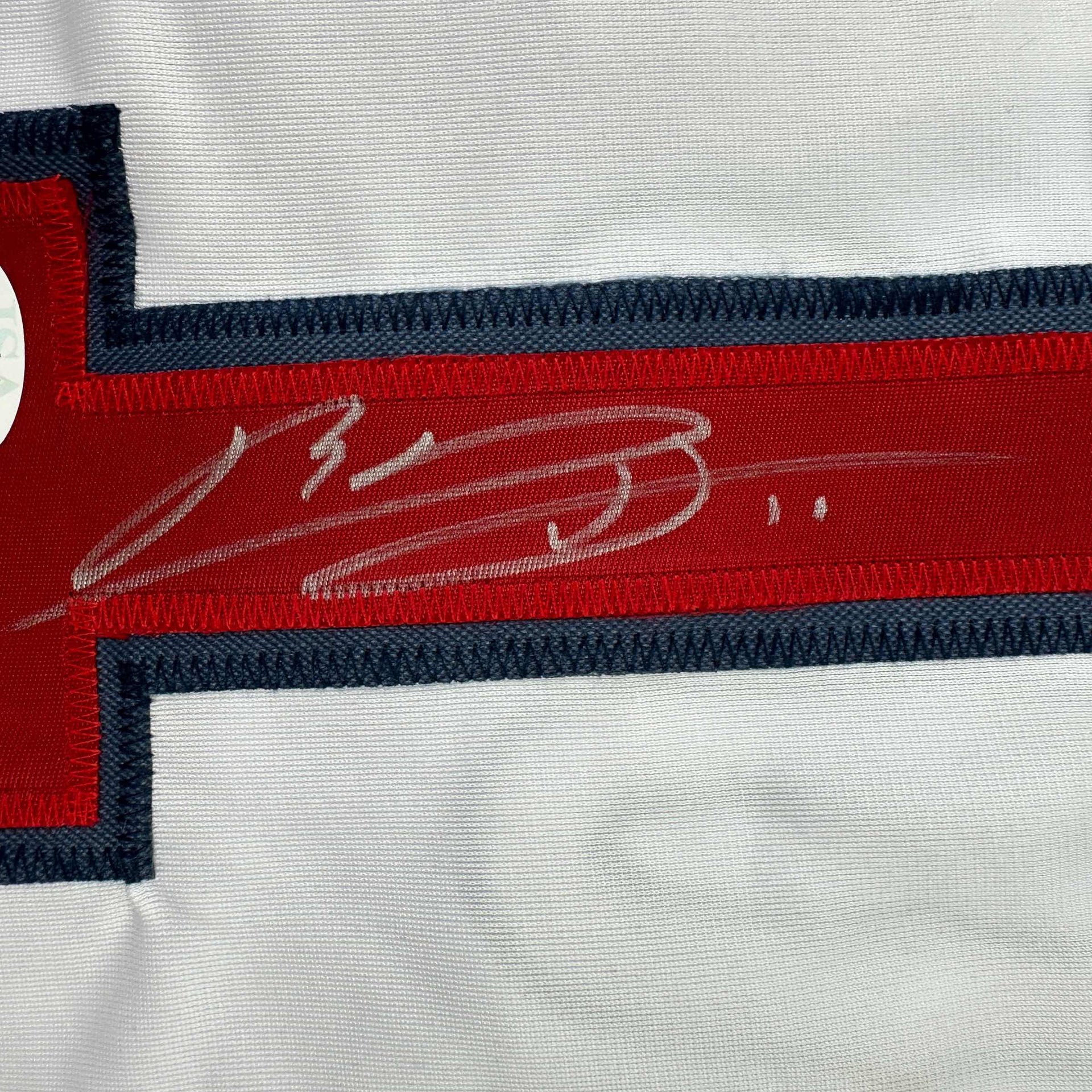 Rafael Devers Boston Red Sox Autographed Custom White Style Jersey coa JSA