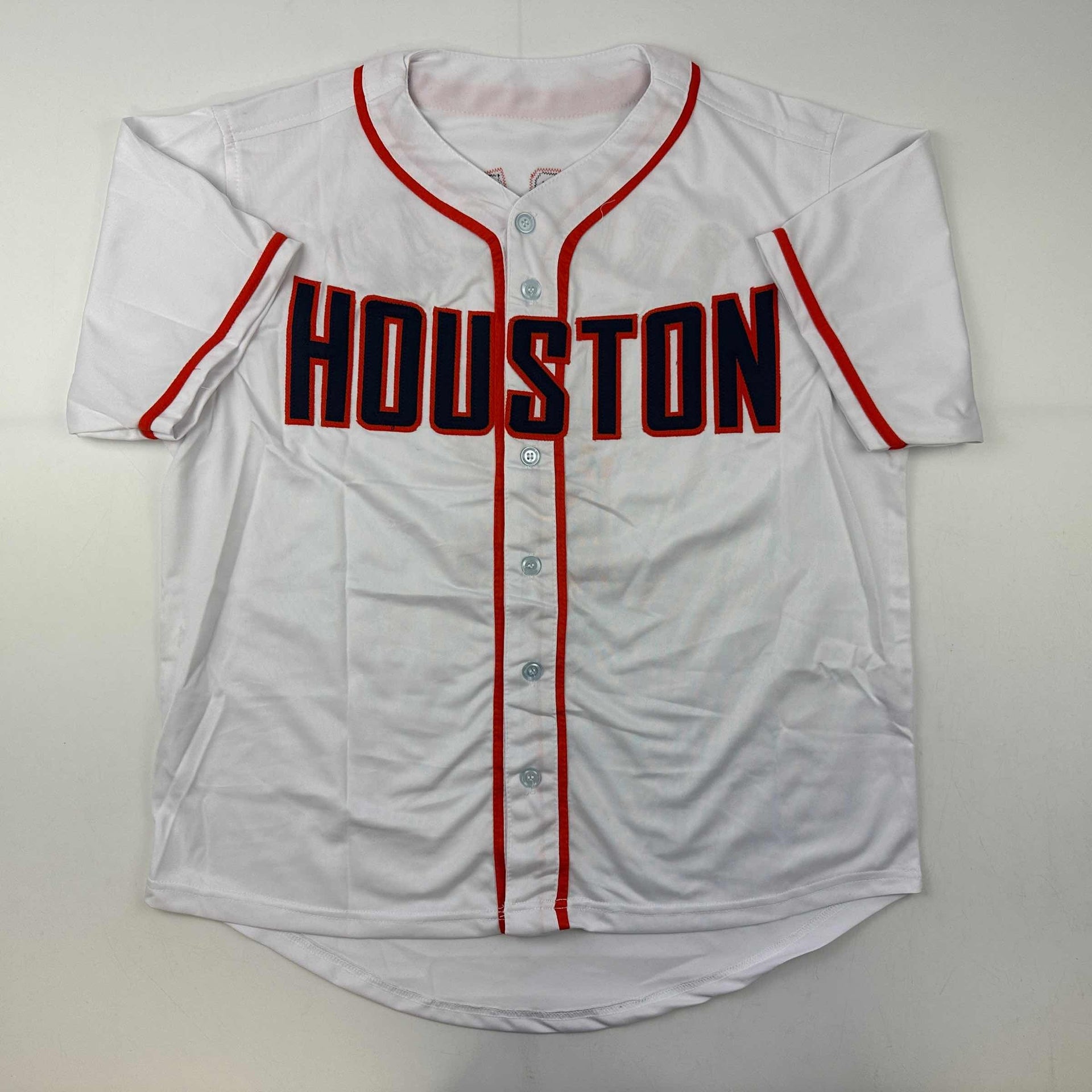 Facsimile Autographed Alex Bregman Houston Orange Reprint Laser Auto  Baseball Jersey Size Men's XL at 's Sports Collectibles Store