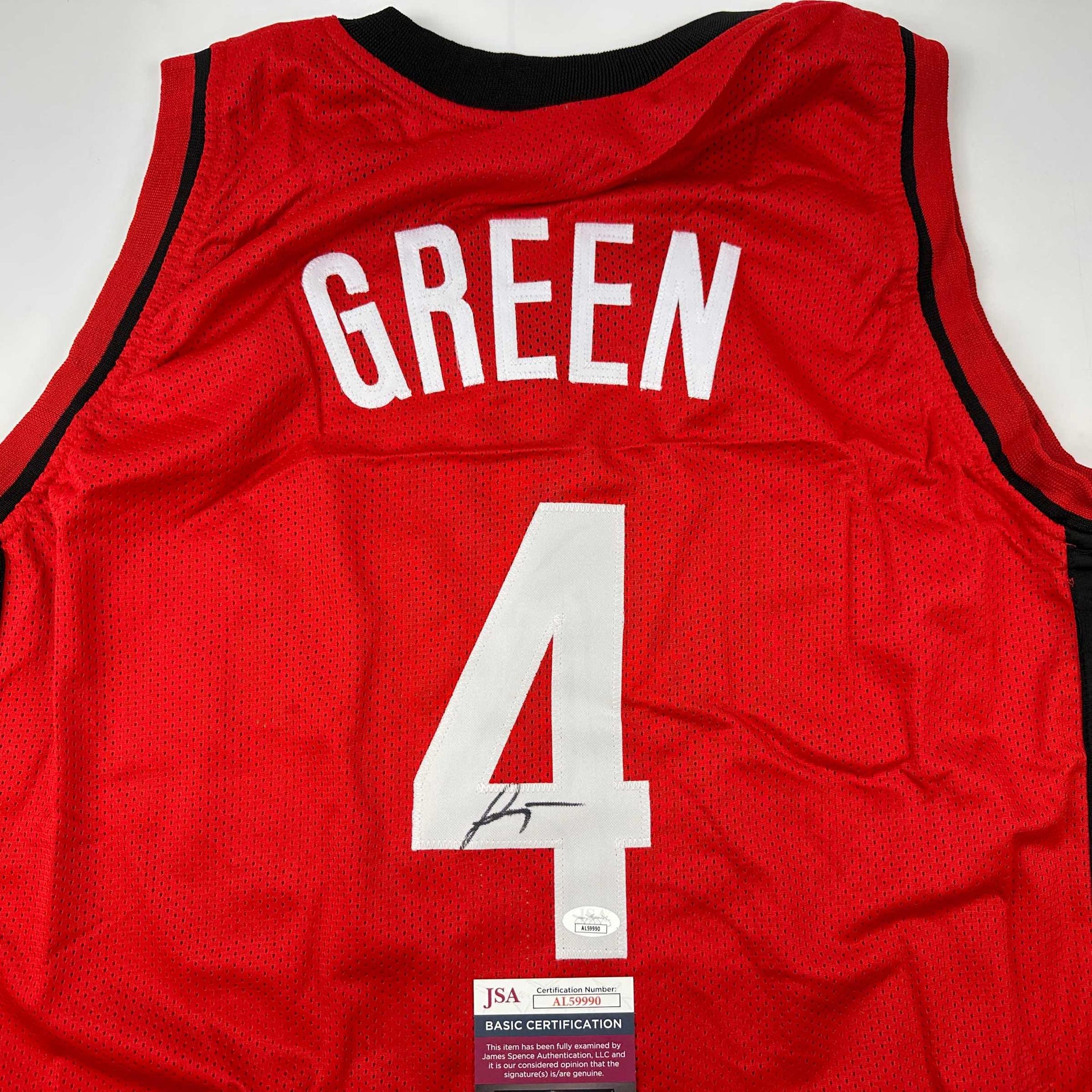 Jalen Green Signed Houston Rockets Jersey PSA DNA Coa Autographed