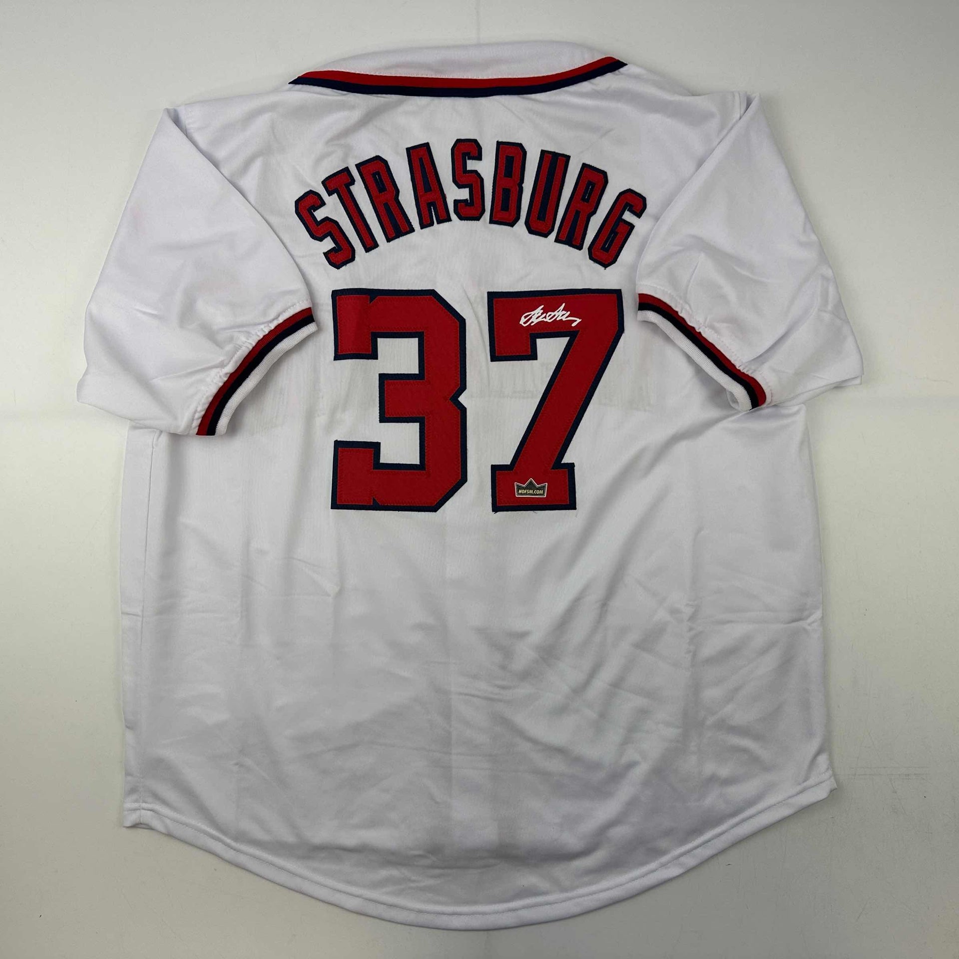 Signed Stephen Strasburg Jersey and Ball