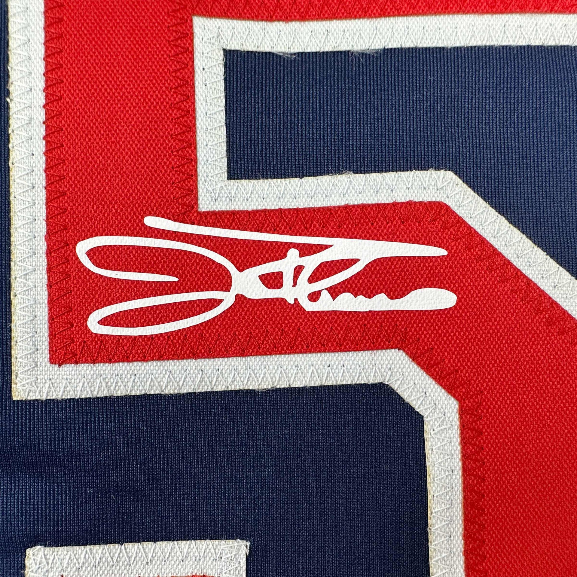 Autographed/Signed Jim Thome Cleveland White Baseball Jersey JSA COA
