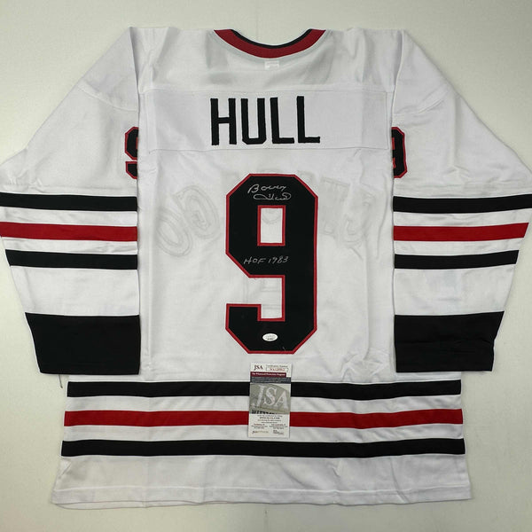 Brett Hull Signed St. Louis Blues Jersey (Beckett COA) 2xStanley