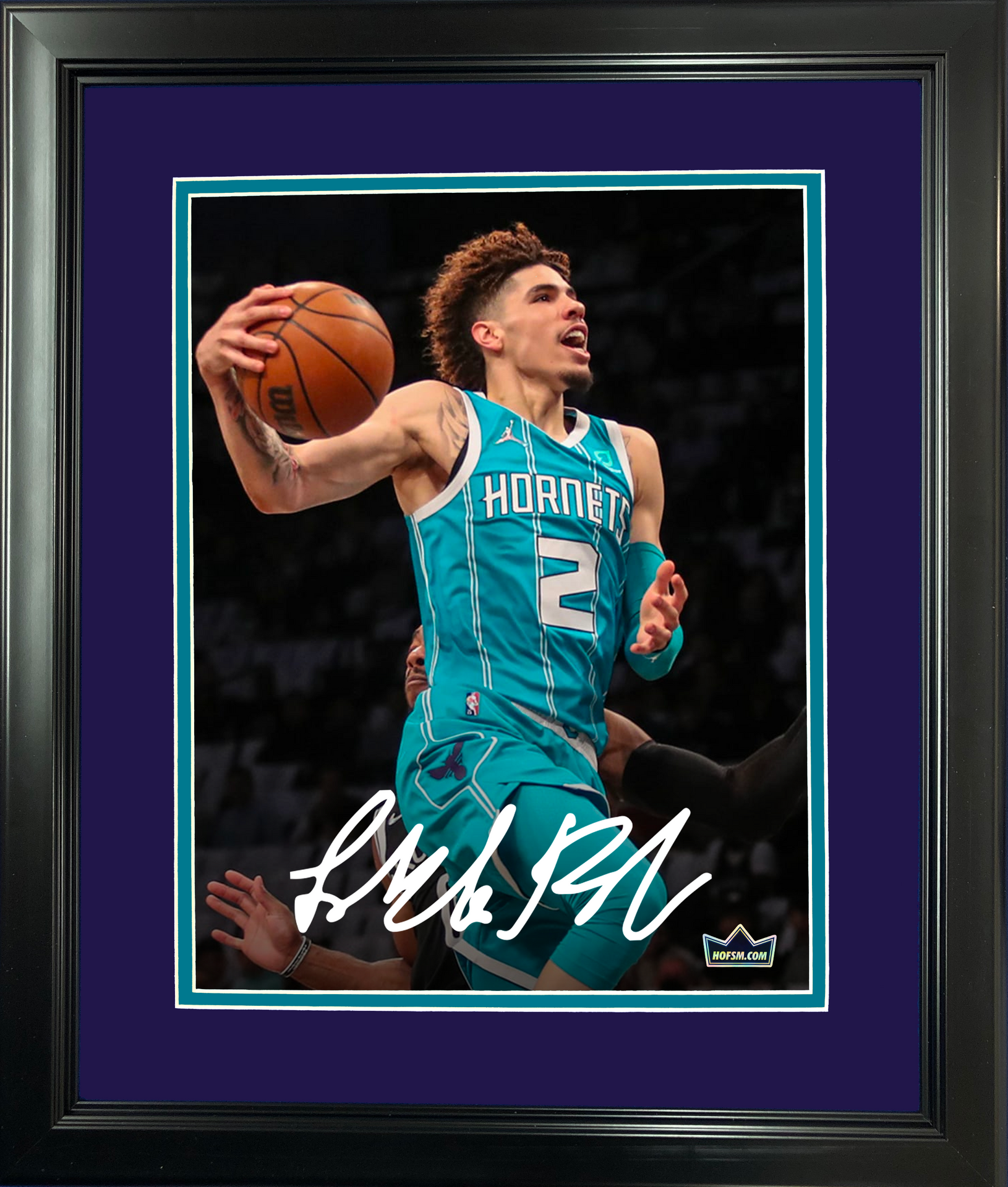 Hornets LaMelo Ball Authentic Signed 16x20 Horizontal Photo