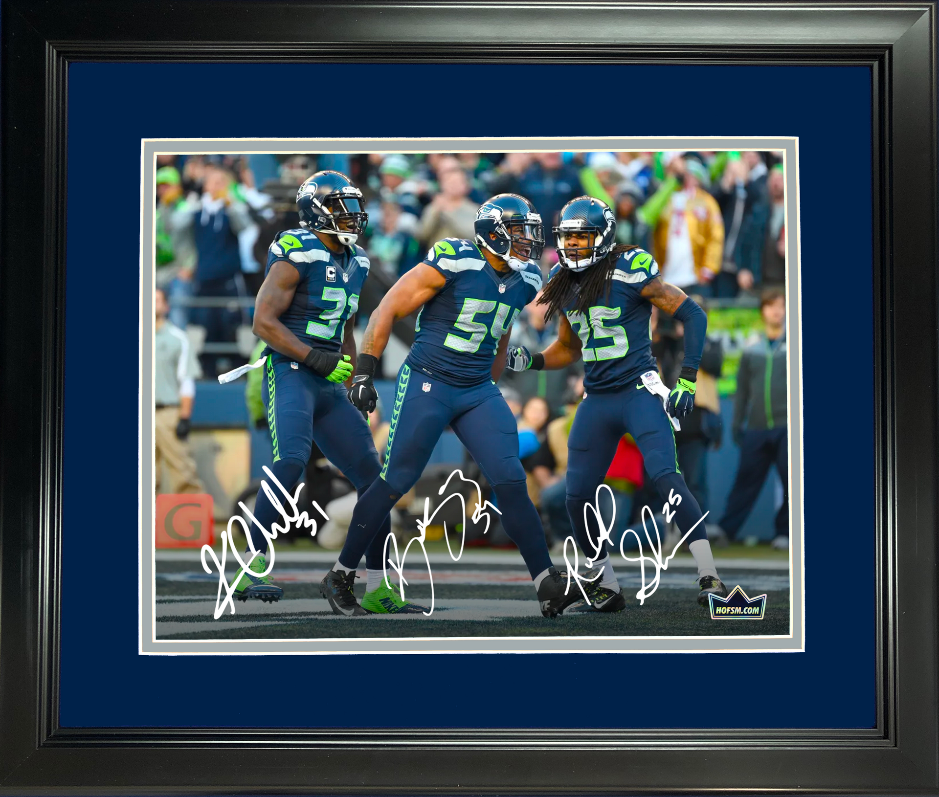 Legion of Boom Seattle Seahawks Illustrated Art Print Poster