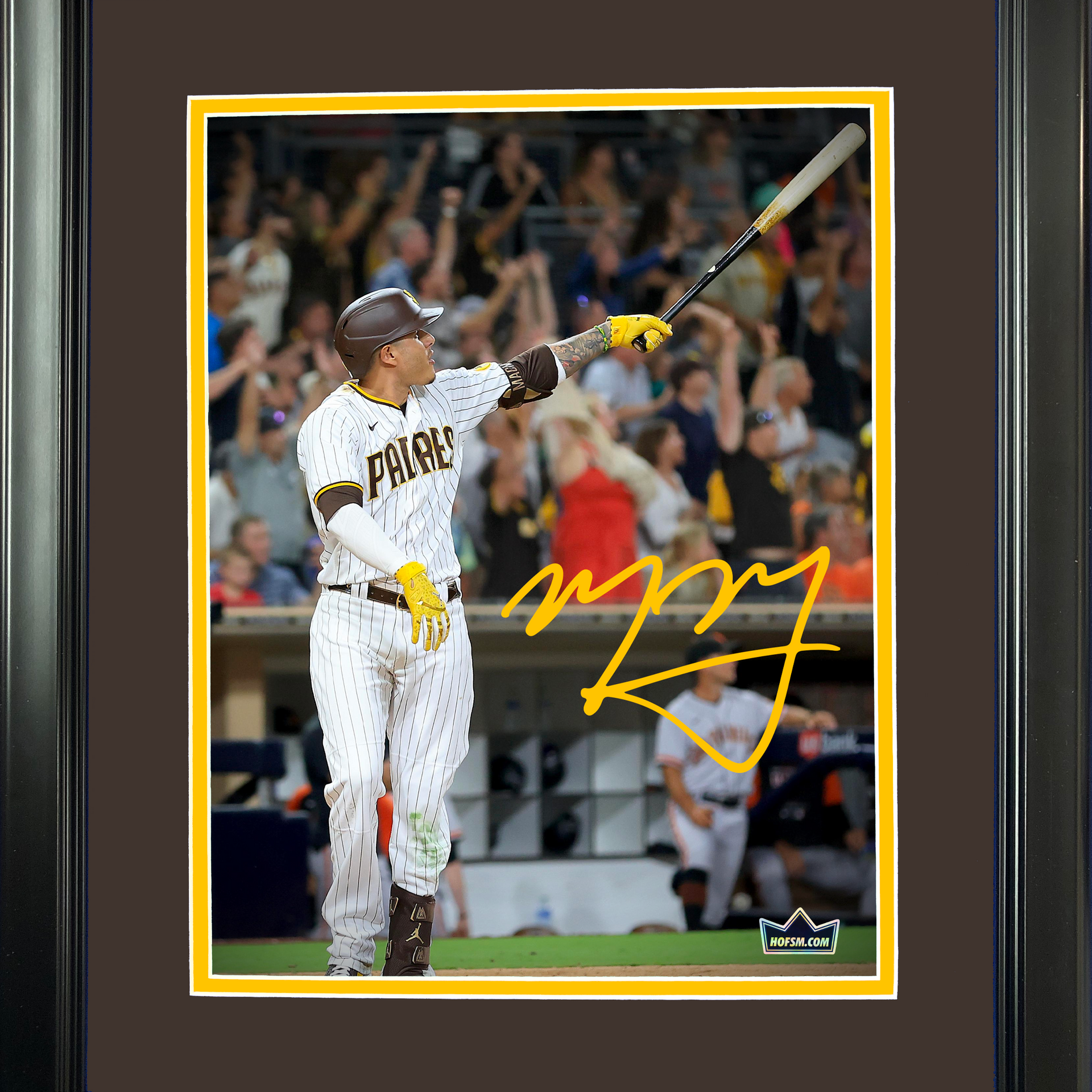 Framed Manny Machado San Diego Padres Facsimile Laser Engraved Signature  Auto 12x15 Baseball Photo HOFSM Holo - Hall of Fame Sports Memorabilia