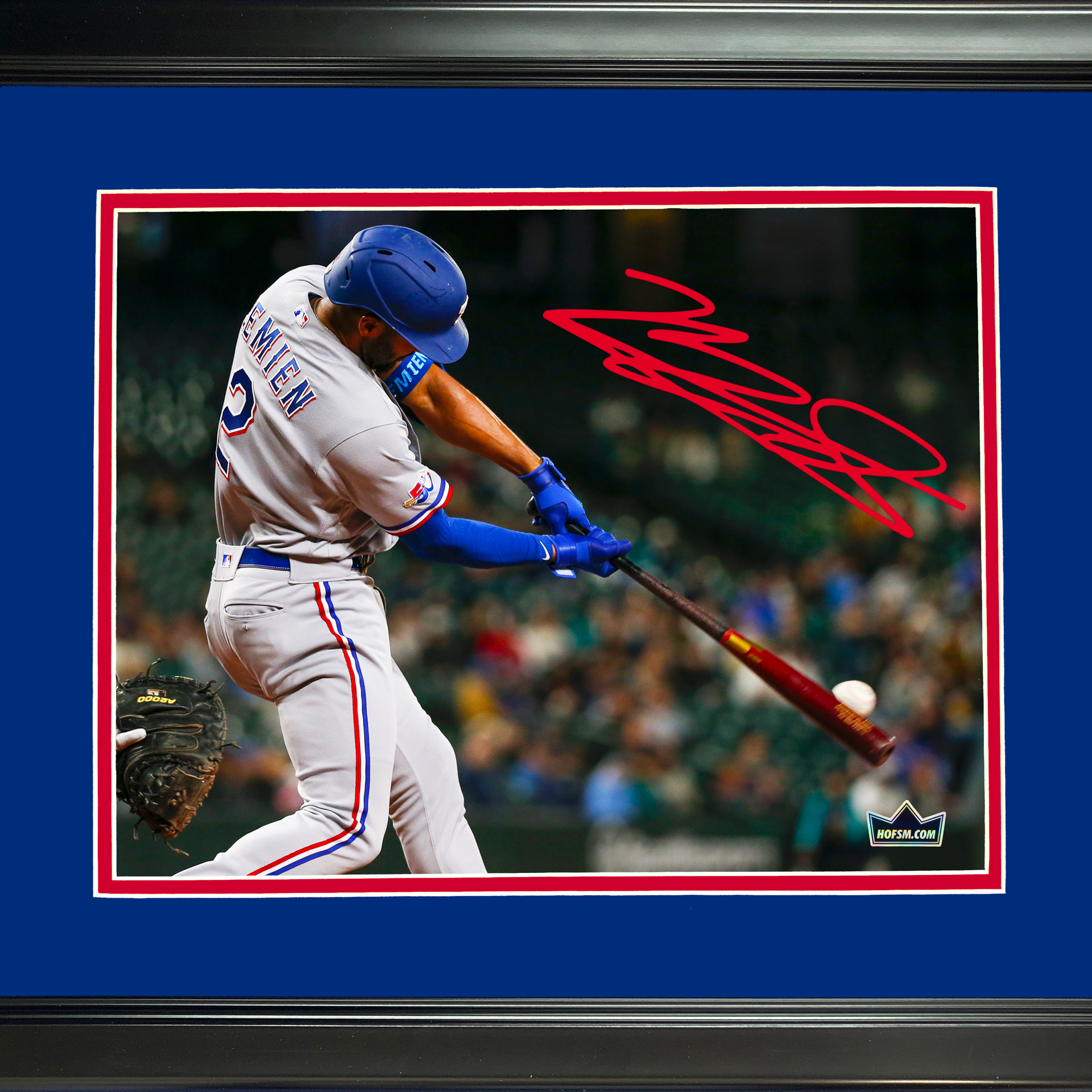 Adrian Beltre Autographed Signed Framed Texas Rangers Jersey 