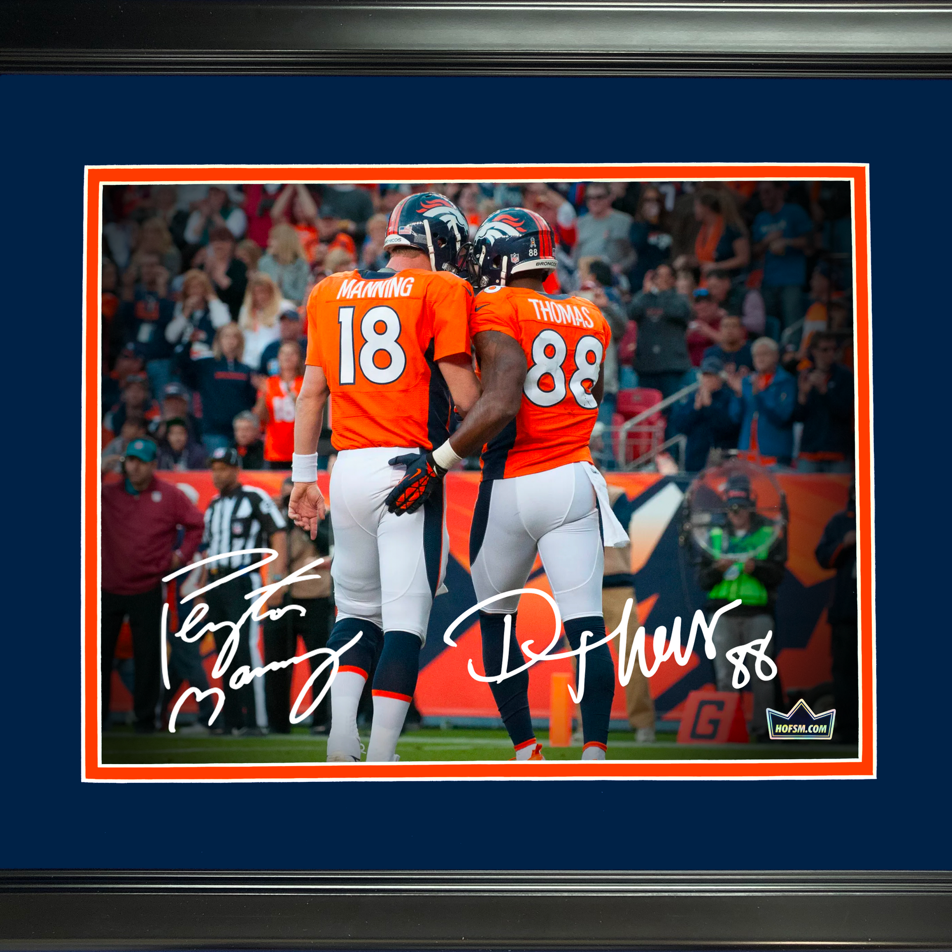 Framed Peyton Manning & Demaryius Thomas Denver Broncos Dual Facsimile  Laser Engraved Signature Auto 12'x15' Football Photo HOFSM Holo - Hall of  Fame Sports Memorabilia
