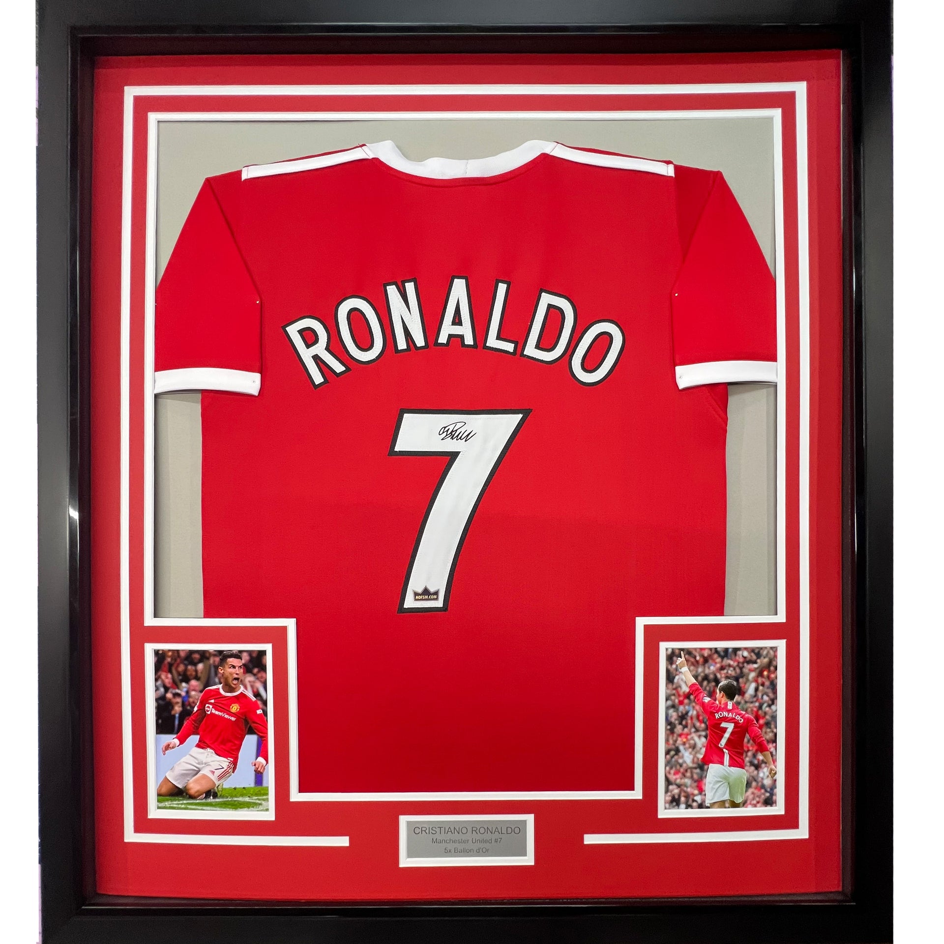 Facsimile Autographed Cristiano Ronaldo Real Madrid White Reprint