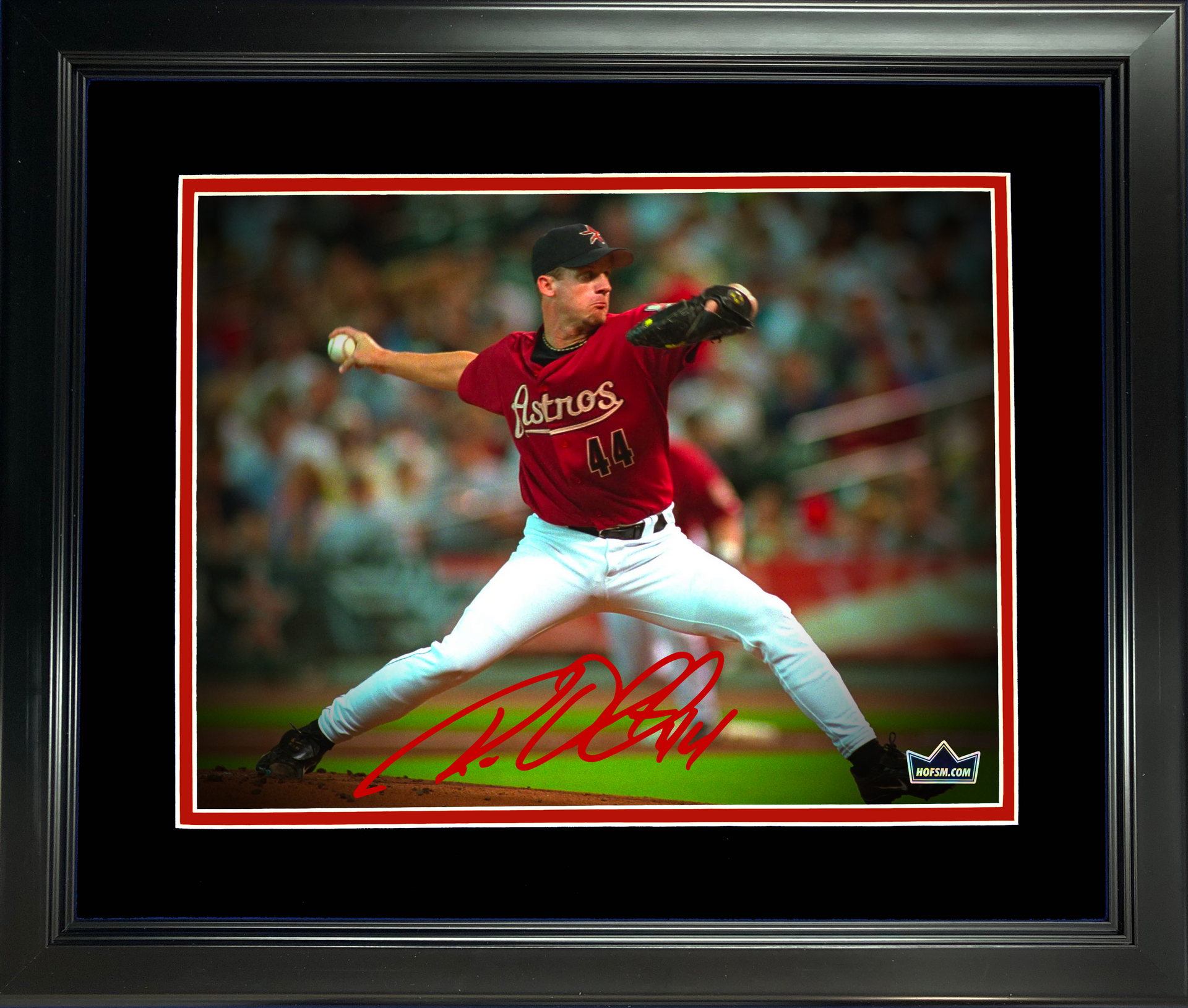 Framed Roy Oswalt Houston Astros Facsimile Laser Engraved Signature Auto  12x15 Baseball Photo HOFSM Holo - Hall of Fame Sports Memorabilia