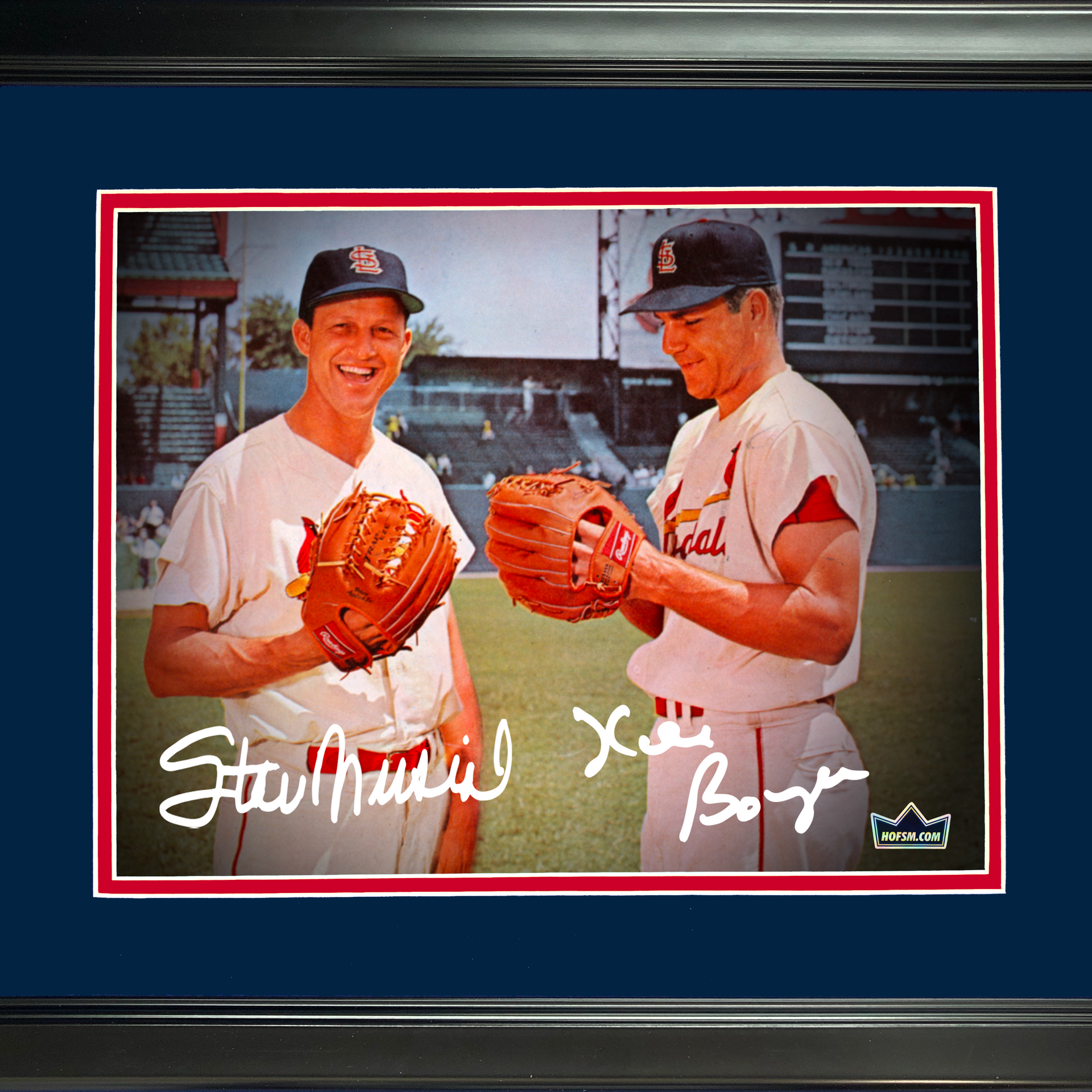 Framed Stan Musial Ken Boyer St. Louis Cardinals Dual Facsimile Laser  Engraved Signature Auto 12x15 Baseball Photo HOFSM Holo - Hall of Fame  Sports Memorabilia