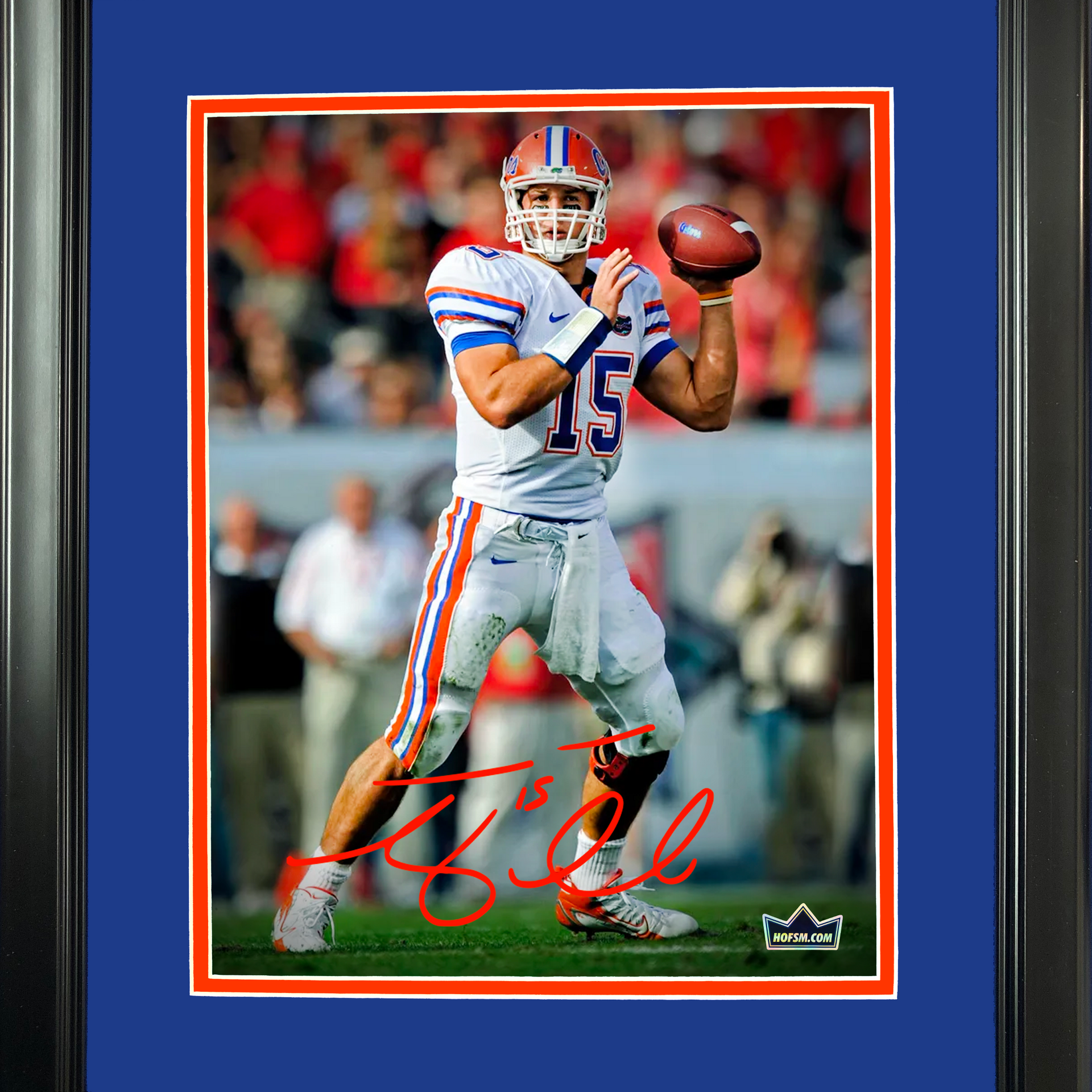 Framed Tim Tebow 2x National Champion Facsimile Laser Engraved Signature  Auto Florida Gators 12'x15' College Football Photo HOFSM Holo - Hall of  Fame Sports Memorabilia