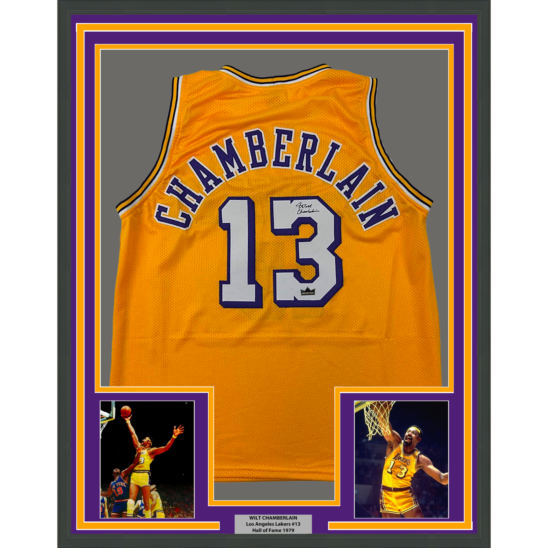 Wilt Chamberlain Framed Los Angeles Lakers Jersey -  Finland