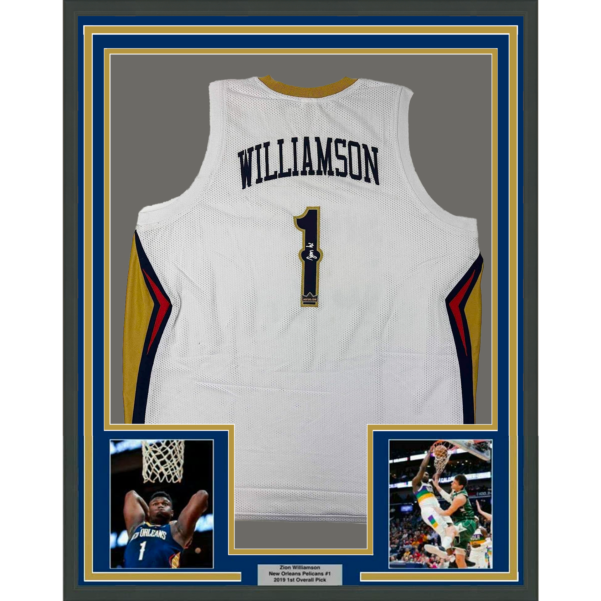 NBA Zion Williamson Signed Jerseys, Collectible Zion Williamson Signed  Jerseys, NBA Zion Williamson Memorabilia Jerseys