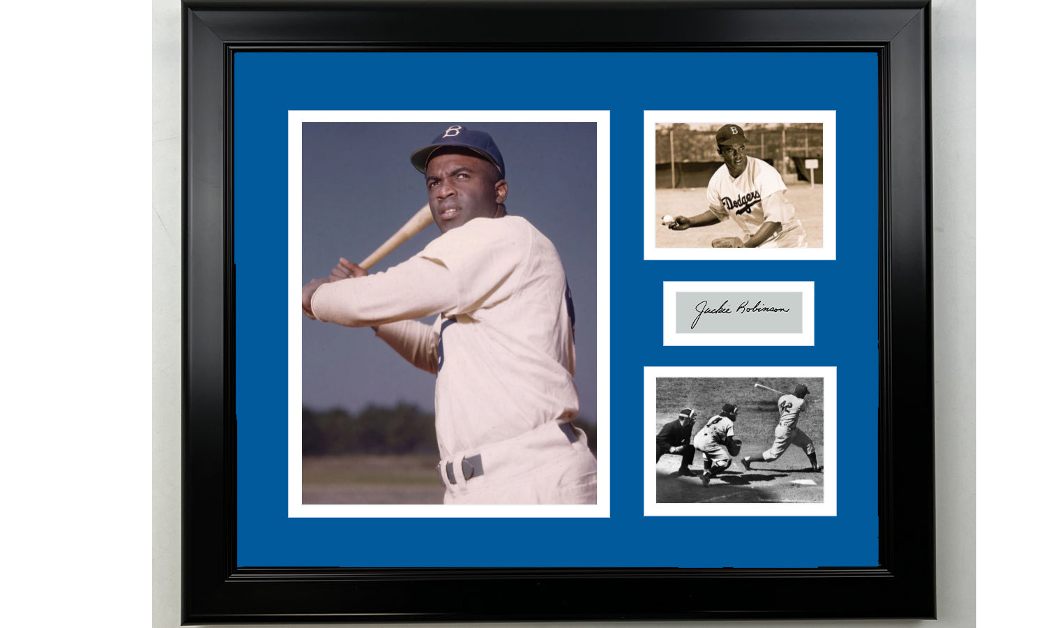 Jackie Robinson Framed Brooklyn Dodgers Jersey 