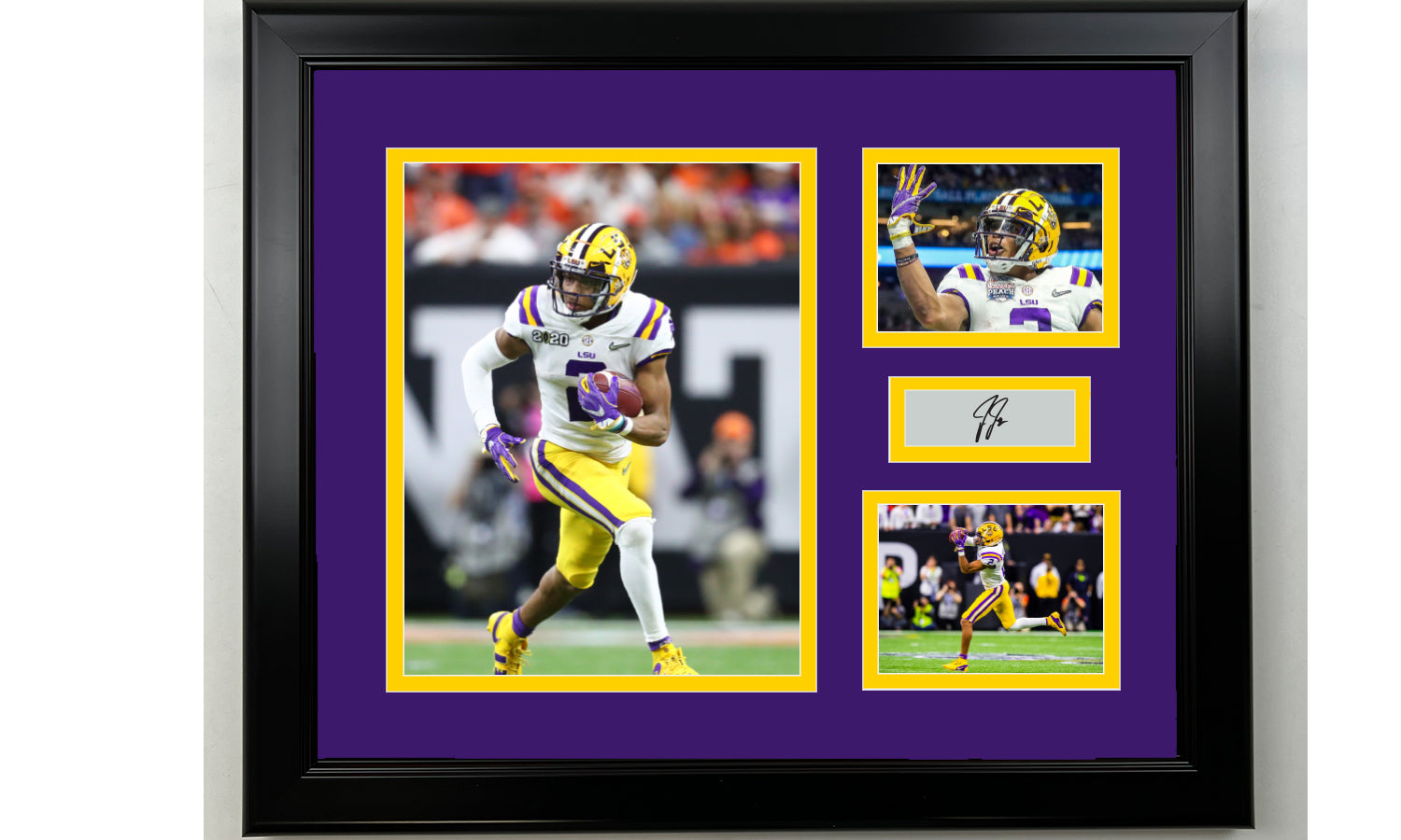 Framed Justin Jefferson Ja'Marr Chase Dual Facsimile Laser Engraved  Signature Auto LSU Tigers 15x16 College Football Photo - Hall of Fame  Sports Memorabilia