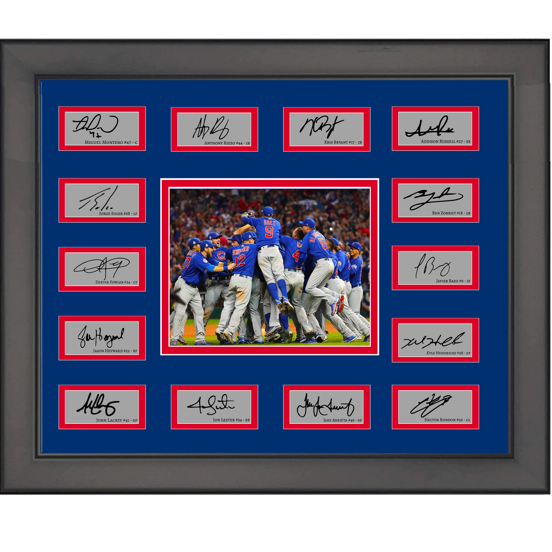 Kris Bryant Chicago Cubs 2016 MLB World Series Champions Framed