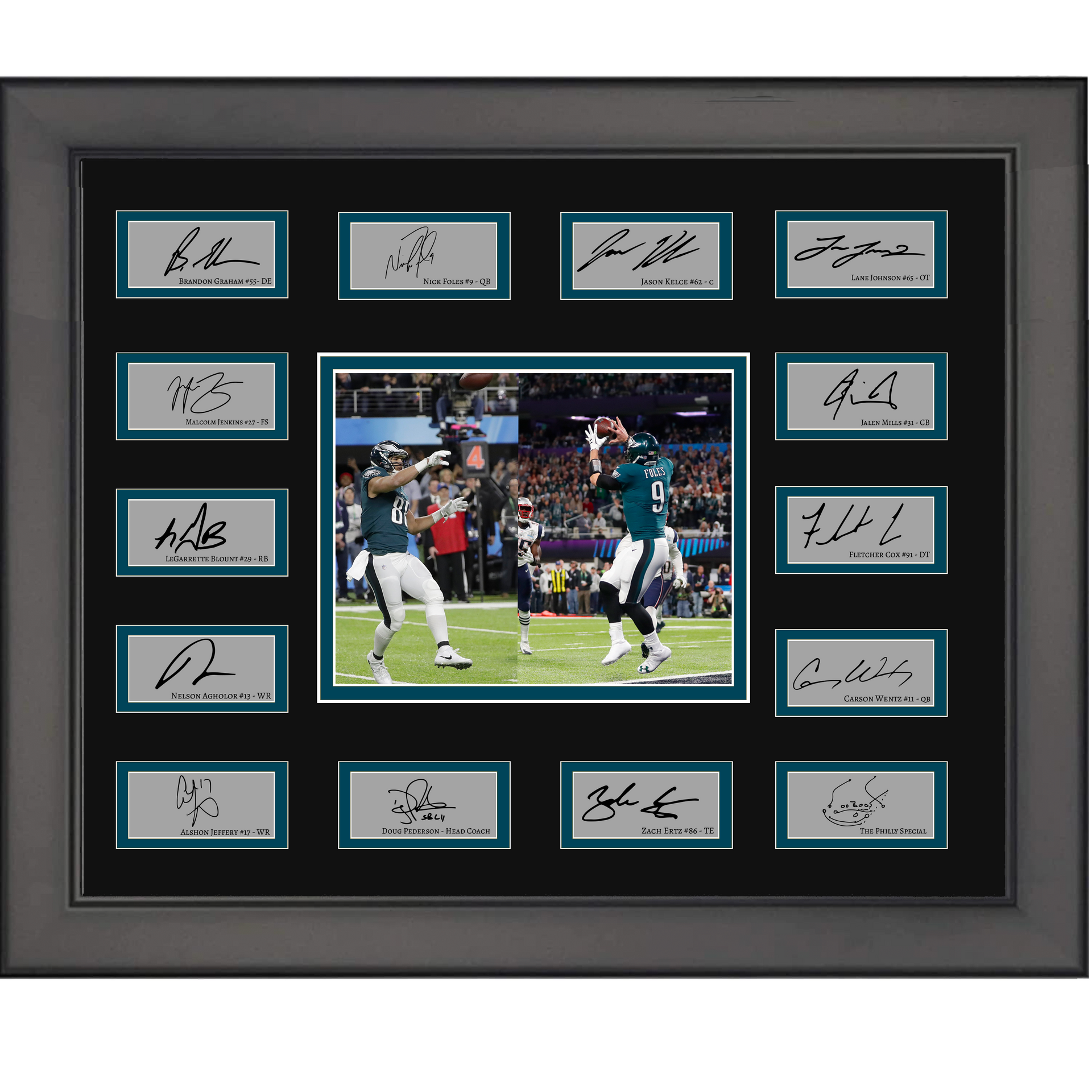 Framed Zach Ertz Philadelphia Eagles Autographed 11 x 14