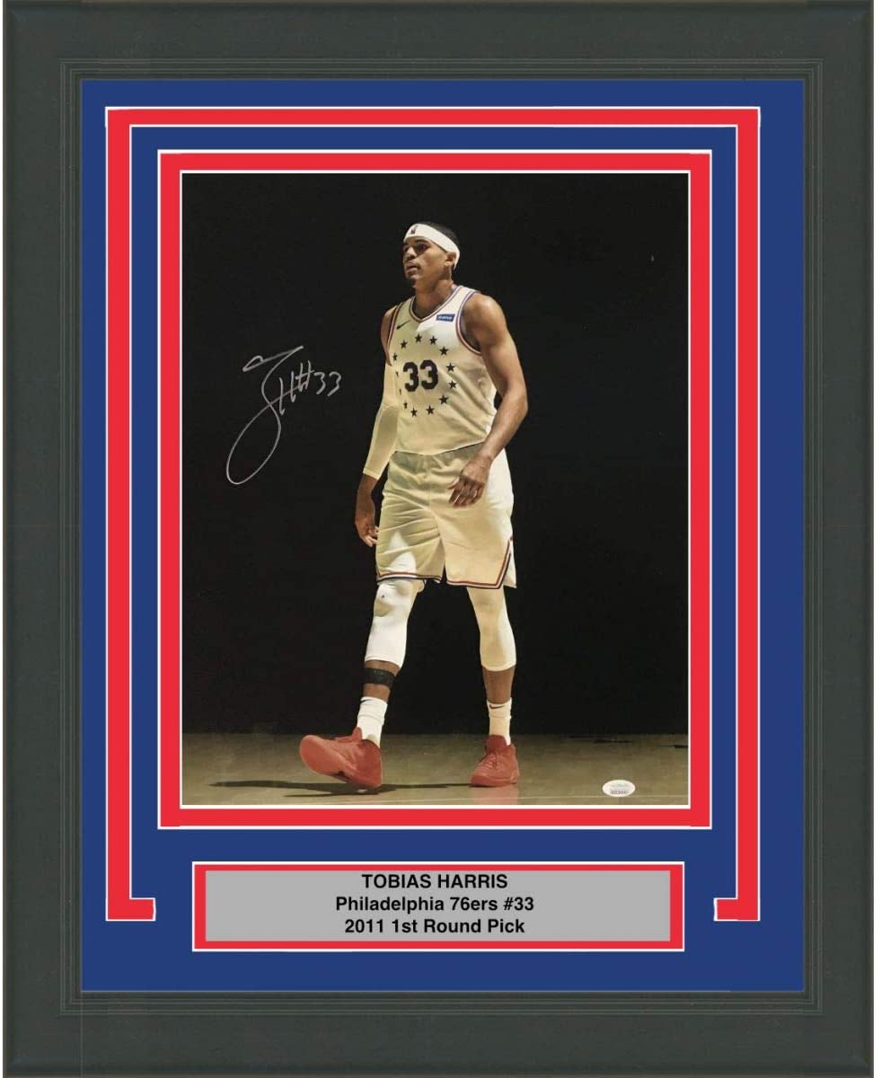 Allen Iverson HOF 76ers Signed/Autographed Step Over 16x20 Photo PSA/DNA