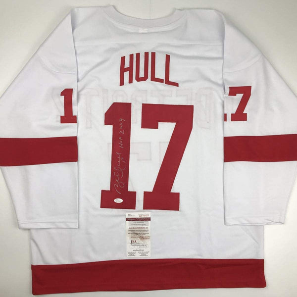 Brett Hull Signed St. Louis Blue Hockey Jersey (PSA) — RSA