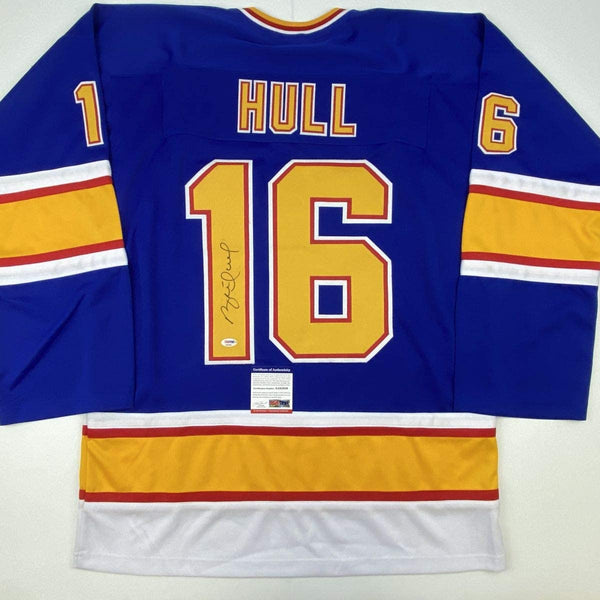 Hall of Fame Sports Memorabilia Autographed/Signed Anthony Cirelli Tampa Bay Blue Hockey Jersey JSA COA