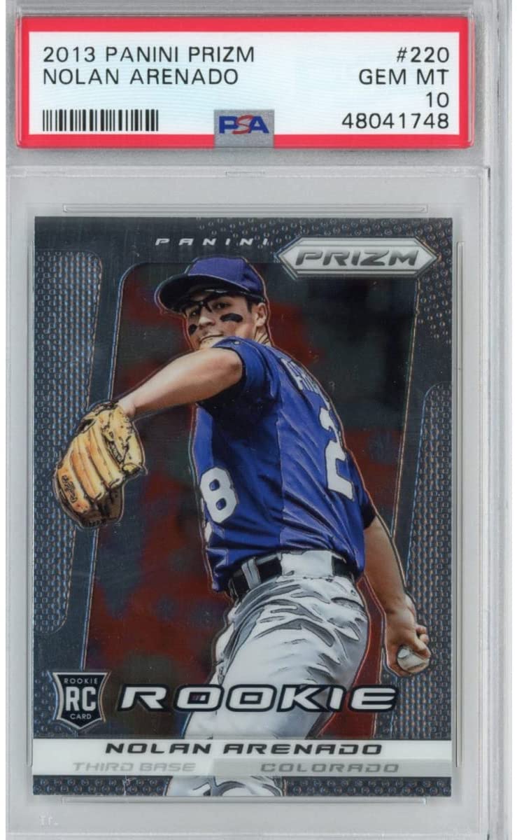 Graded 2013 Panini Prizm Nolan Arenado #220 Rookie RC Baseball