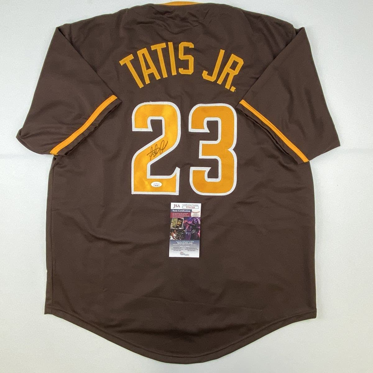 Fernando Tatis Jr Autographed San Diego Custom Pinstripe Baseball