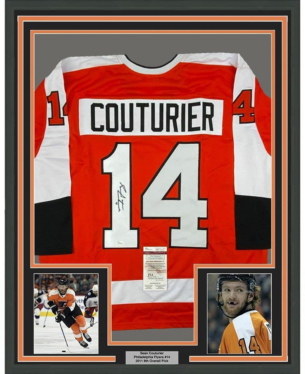 Carter Hart Autographed Philadelphia Flyers Framed Hockey Jersey