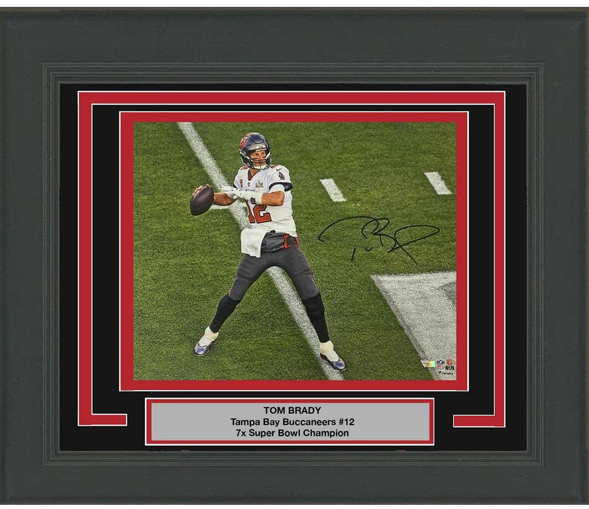 Tom Brady Tampa Bay Buccaneers Autographed Super Bowl LV Champions