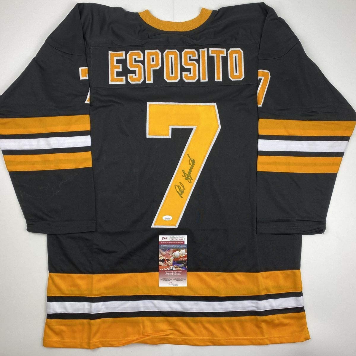 Framed Boston Bruins Phil Esposito Autographed Signed Jersey Jsa Coa – MVP  Authentics