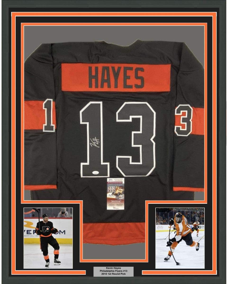 Carter Hart Autographed Philadelphia Flyers Framed Hockey Jersey