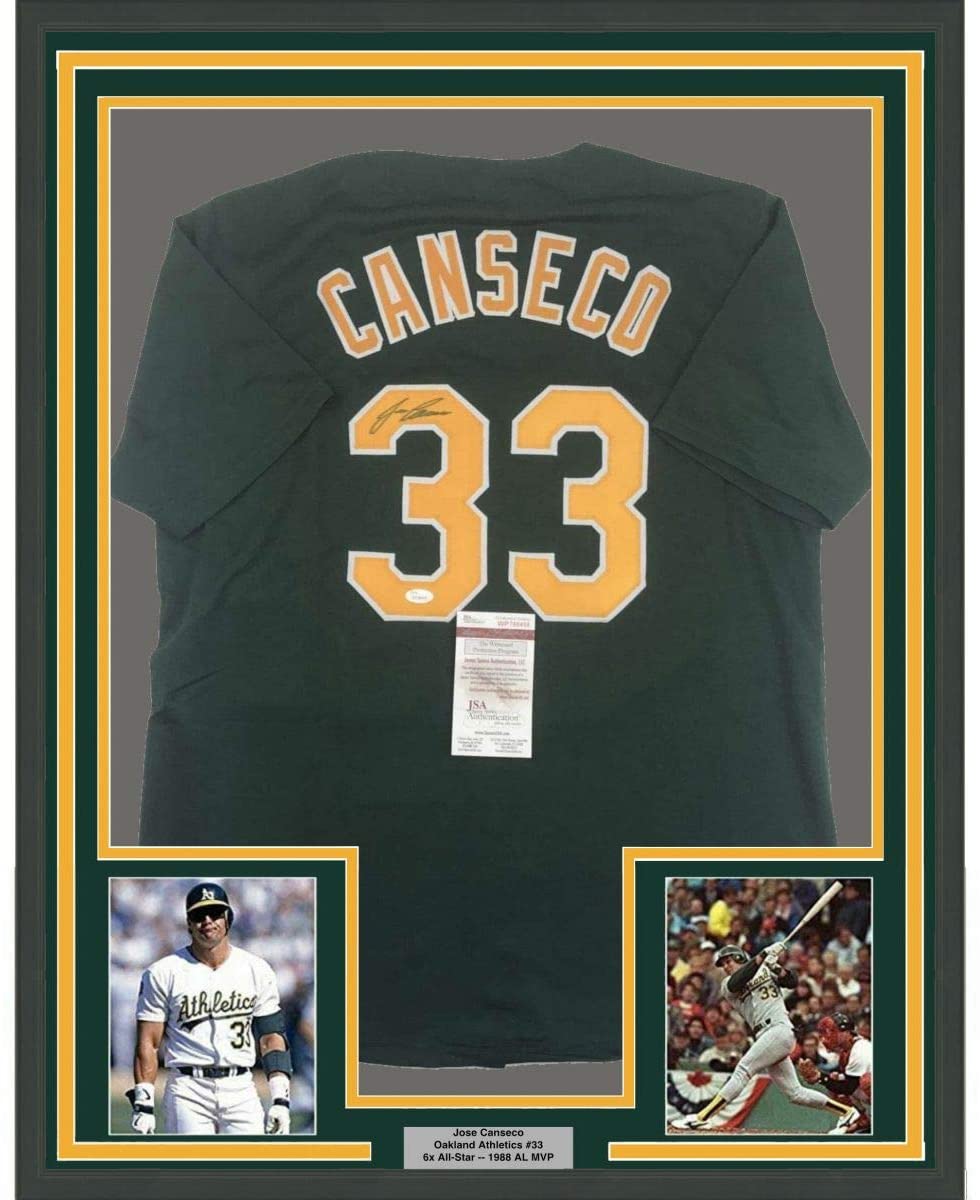 Jose Canseco Signed Autographed Jersey with COA