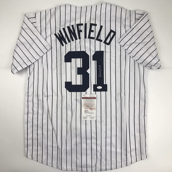 Dave Winfield Signed New York Yankee Jersey (JSA COA) 12xAll Star