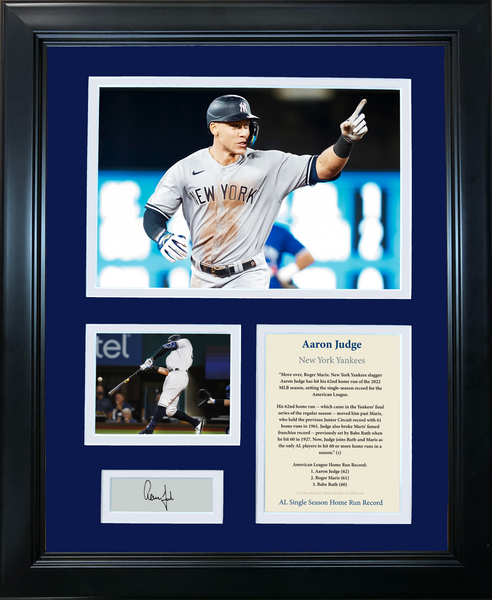 Framed Jeremy Pena ALCS MVP Facsimile Laser Engraved Signature