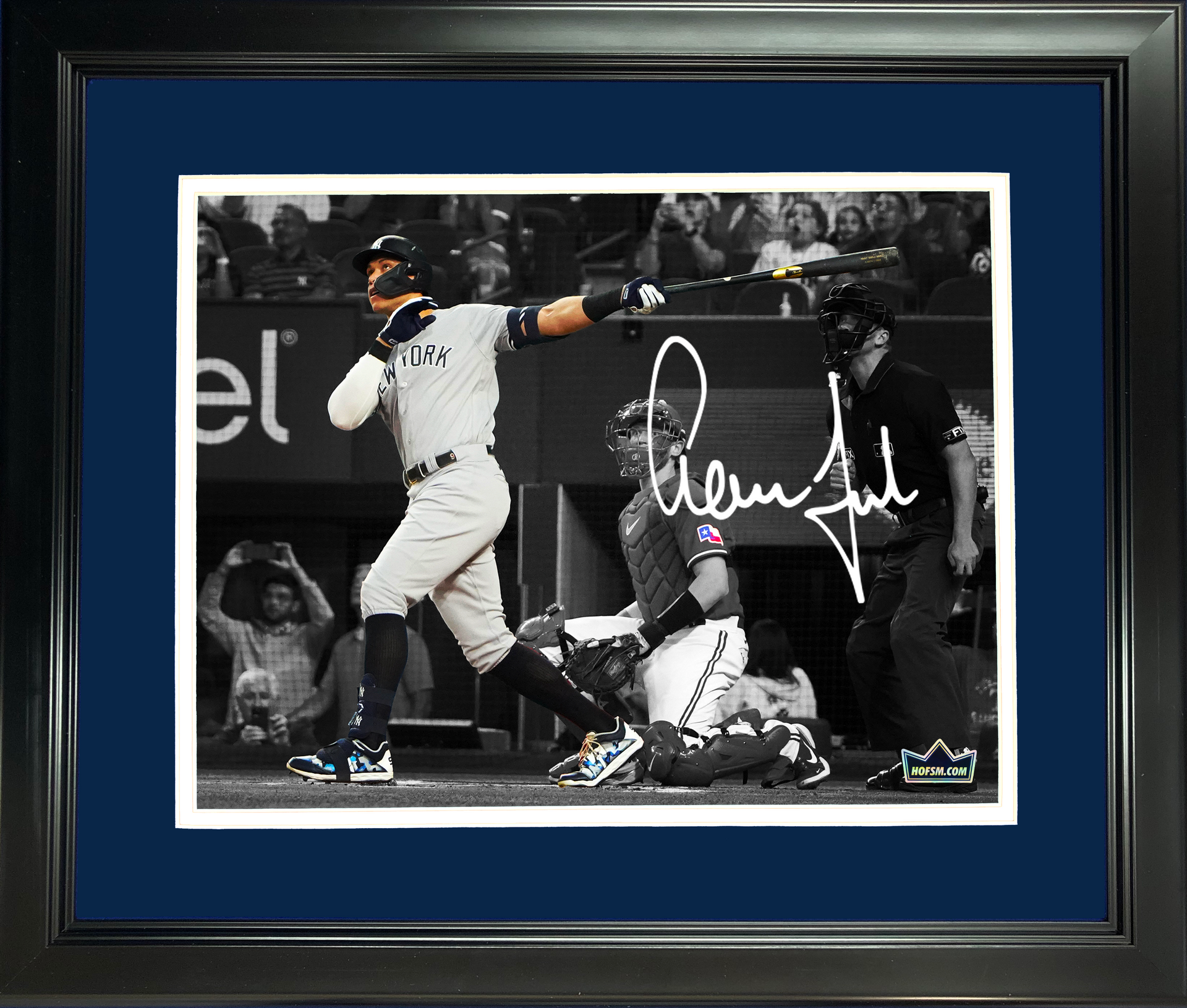 AARON JUDGE Yankees Framed 62 HR's 15 x 17 Game Used Baseball Collage LE  50 - Game Day Legends