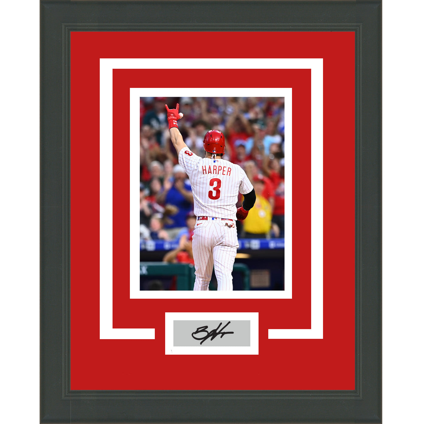 Bryce Harper Autographed and Framed Philadelphia Phillies Jersey