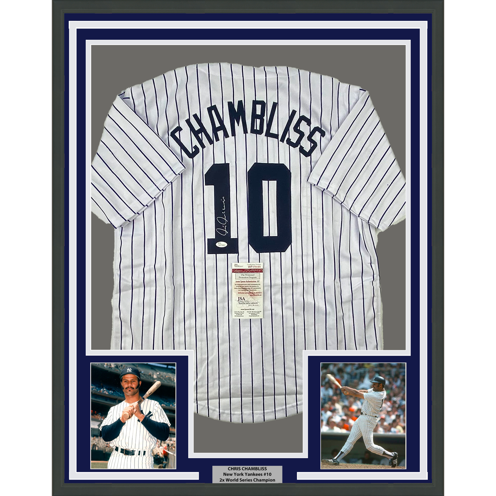 Framed Autographed/Signed AJ A.J. Pierzynski 33x42 Chicago Pinstripe  Baseball Jersey PSA/DNA COA at 's Sports Collectibles Store