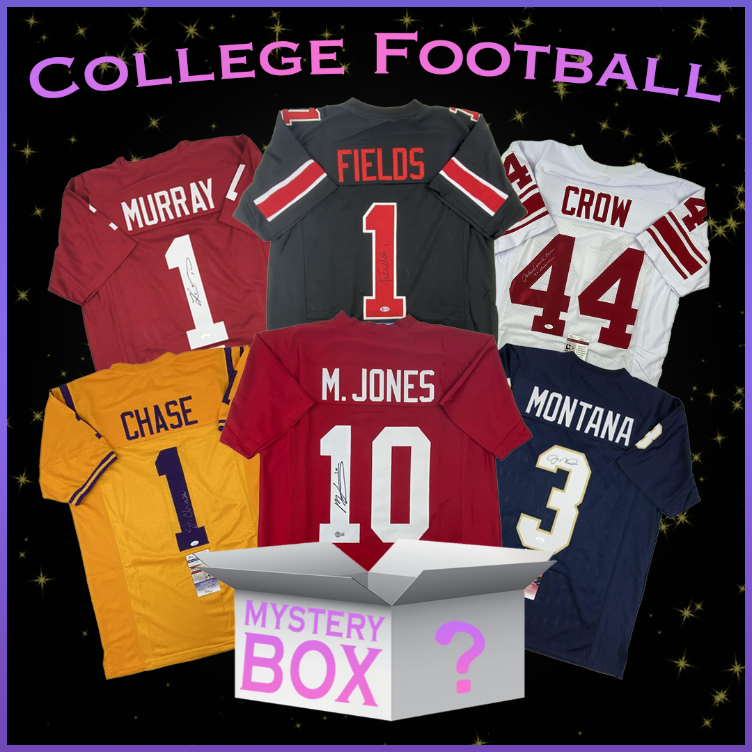 College Autographed Football Jersey Mystery Box